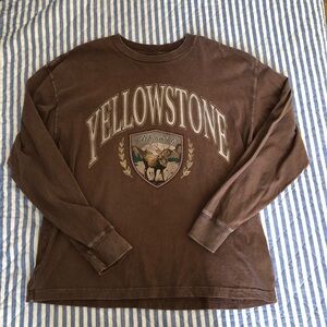 Abercrombie relaxed long sleeve tee